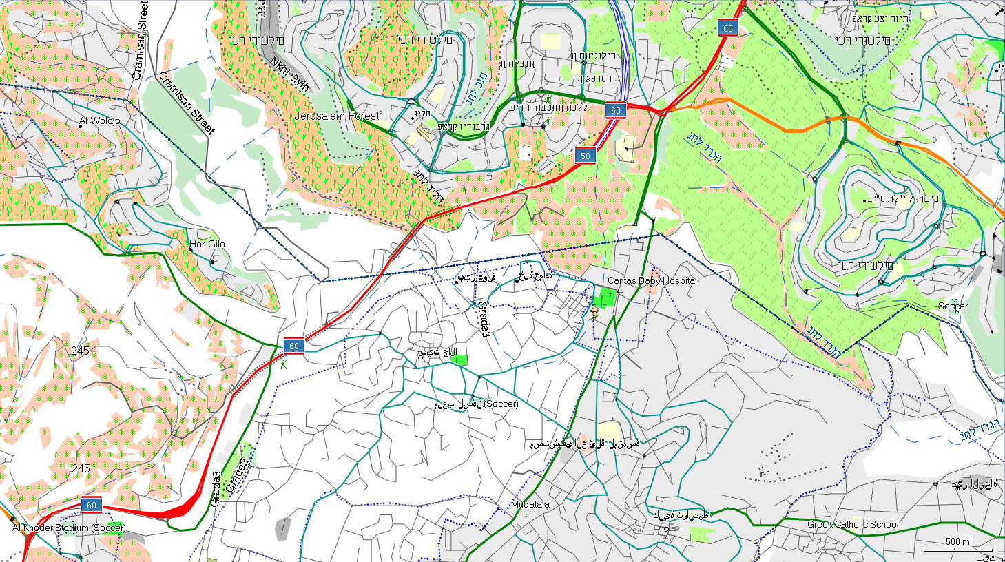 Map depending on encoding